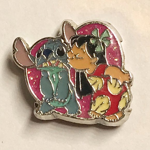 Vintage Disney Lilo & Stitch Slider Charm Bracelet Aulani Resort Enamel Bracelet - Picture 3 of 9